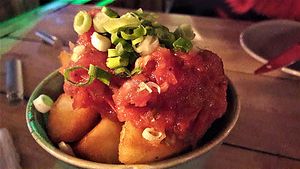 Patatas bravas at Ojo Rojo in Bournemouth