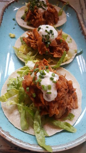 Jackfruit tacos at Ojo Rojo in Bournemouth