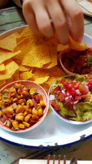 Dips at Ojo Rojo in Bournemouth