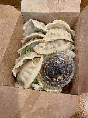 Dumplings at Thai Vegan in Beverly Hills