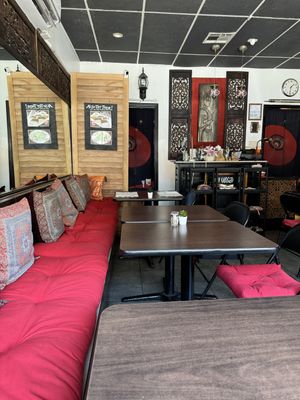 Indoor Seatingg  at Thai Vegan in Beverly Hills