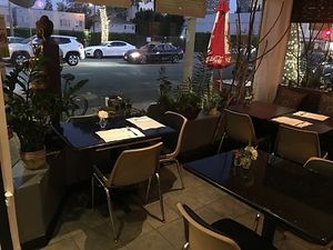 inside at Thai Vegan in Beverly Hills
