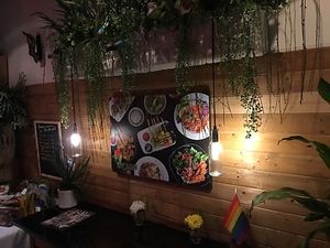 inside at Thai Vegan in Beverly Hills