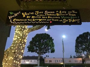 outside  at Thai Vegan in Beverly Hills