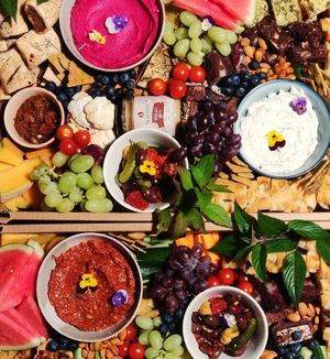 Grazing boards at Harissa in Hobart