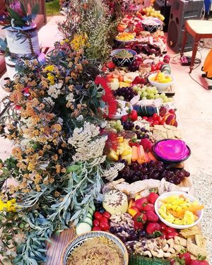 Wedding grazing table at Harissa in Hobart