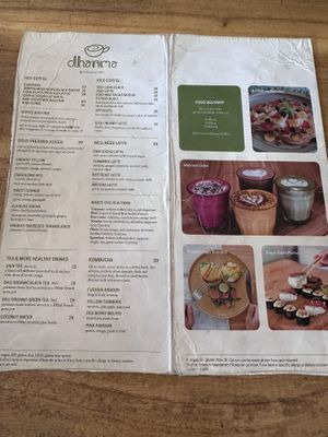 Drinks menu  at Dharma Coffee & Juice in Ubud