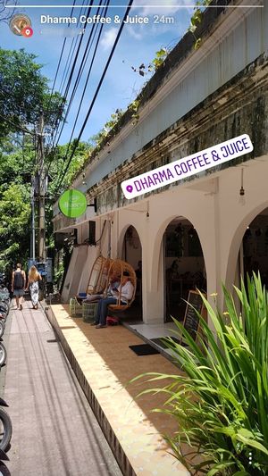 Dharma Coffee  at Dharma Coffee & Juice in Ubud