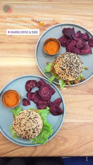 Vegan Jack Burger at Dharma Coffee & Juice in Ubud