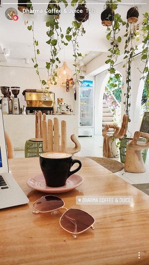 Dharma coffee at Dharma Coffee & Juice in Ubud