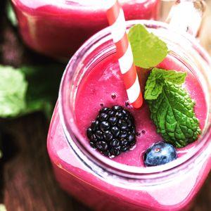 Smoothie at Piccolo Uno Pizza e Caffè in Riga