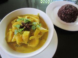 Banana curry, $5. From March '13, before it moved. at The Terrace on 95 - K'NYAY in Phnom Penh