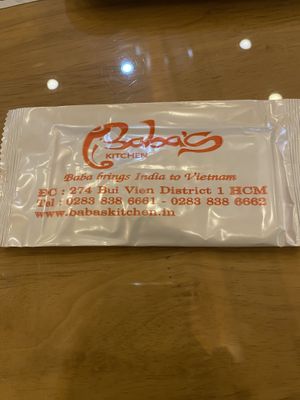   at Baba's Kitchen in Ho Chi Minh City