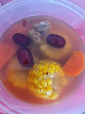 Daily soup available ~ 12/11/22 at San De Vegetarian 三德 - Blk 747 Yishun in North Singapore