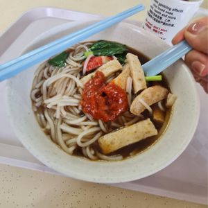 Prawn noodle ~ 8/7/23 at San De Vegetarian 三德 - Blk 747 Yishun in North Singapore