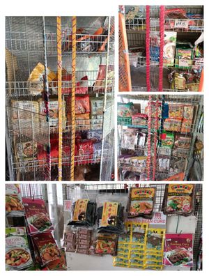 Dried products.. at Hong An Vegetarian Food Trading in North Singapore