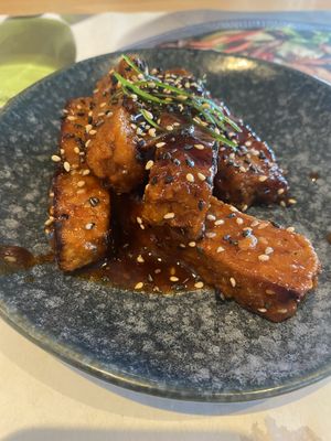 Sticky ribs   at LHR - Wagamama - T5 in West London