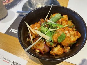 Cauliflower bang bang   at LHR - Wagamama - T5 in West London