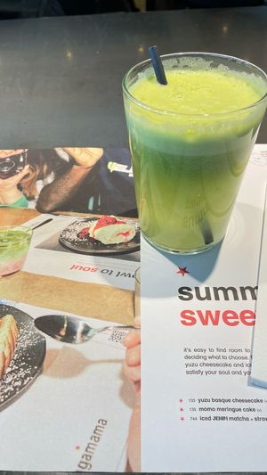 Power juice  at LHR - Wagamama - T5 in West London