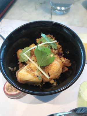 Vegan Bang Bang Cauliflower  at LHR - Wagamama - T5 in West London