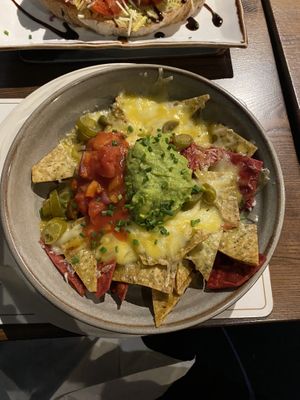 Vegan nachos   at Hillhead Bookclub in Glasgow