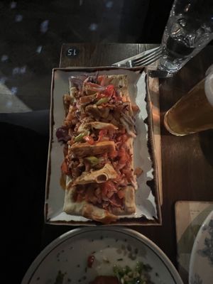 *Jackfruit* Doner Kebab  at Hillhead Bookclub in Glasgow