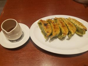 Vege gyoza at Chabuton in Yokohama