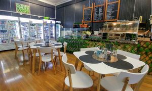 Interior at Back2Nature Vegan Cafe in Brighton