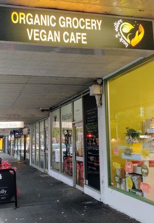 Exterior at Back2Nature Vegan Cafe in Brighton
