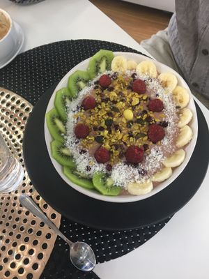 Smoothie bowl at Back2Nature Vegan Cafe in Brighton