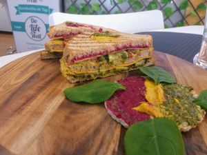 Special Vegan Sandwich at Back2Nature Vegan Cafe in Brighton
