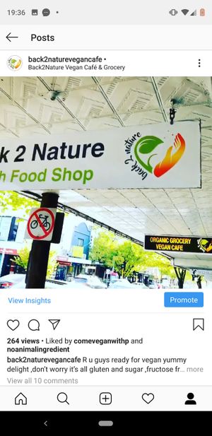 Back2nature outside look at Back2Nature Vegan Cafe in Brighton