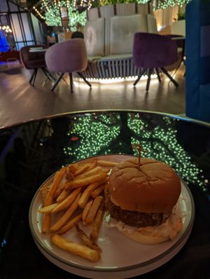 Chick'n burger at Alibi in Sydney