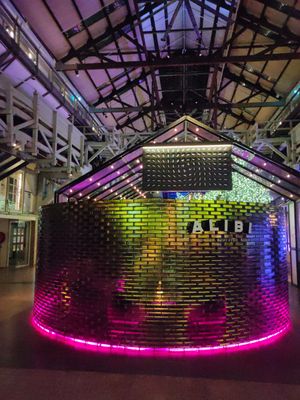 Entrance at Alibi in Sydney