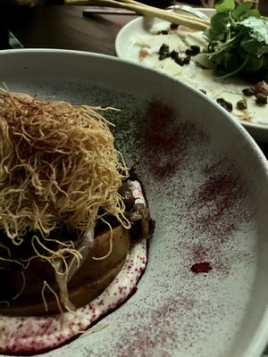 Sweet and tangy, not for me, good labneh though  at Alibi in Sydney