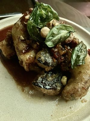 Fried eggplant... Not worth it  at Alibi in Sydney