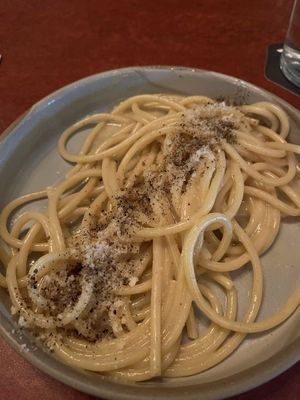 Cacio e pepe.  at Alibi in Sydney