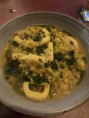 “Squid” using some form of konjac. Probably the highlight, this is worth trying if you wind up here.  at Alibi in Sydney