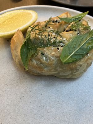Spanakopita #Veganuary at Alibi in Sydney