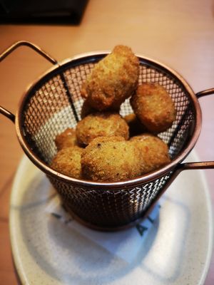 Crispy Mammoth Green Olives at Alibi in Sydney