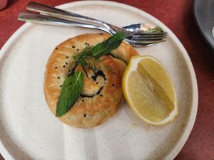 Spanikopita at Alibi in Sydney