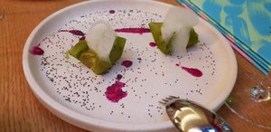 Kimchi dumplings ! at Alibi in Sydney