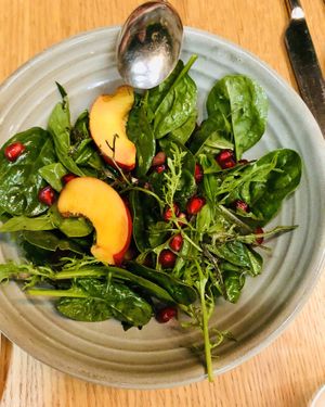 Nectarine salad at Alibi in Sydney