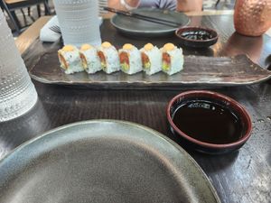 crispy spicy tuna roll at PLANTA in Miami Beach