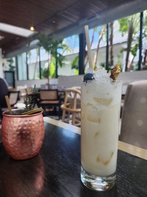 elixirs (mocktails) at PLANTA in Miami Beach