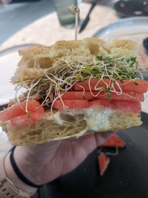 Wtf focaccia at PLANTA in Miami Beach