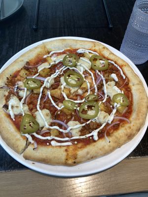 Pizza hawaiian  at PLANTA in Miami Beach