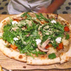 Frenchie pizza at PLANTA in Miami Beach