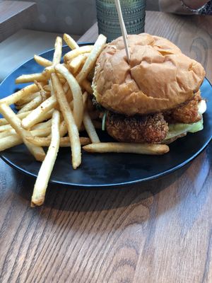 Chicken Sandwhich at PLANTA in Miami Beach