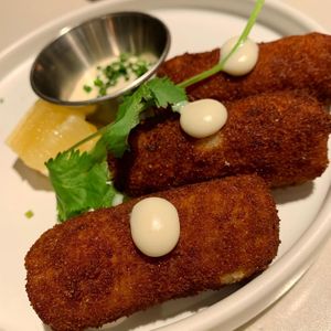 Croquettes. at PLANTA in Miami Beach